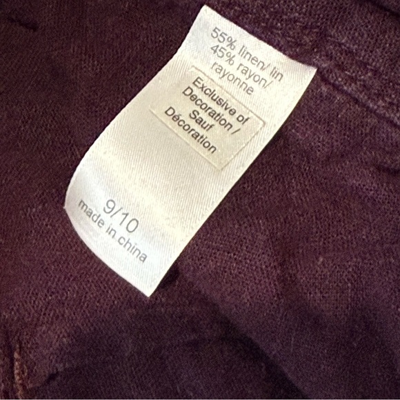 Maurices Outfit Purple plaid button down W Purple shorts Size M top 9/10 bottom - Picture 13 of 16